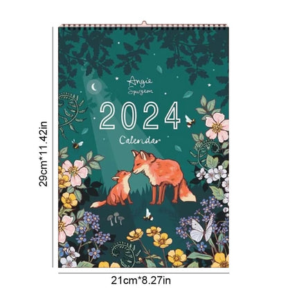 🗓️2024 Nature and Wildlife Art Wall Calendar🗓️