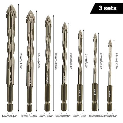 Four Blade Serrated Eccentric Drill
