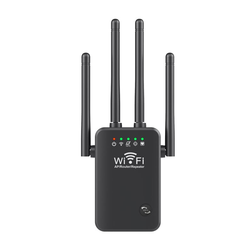 Upgraded 6-Antenna WiFi Extender 1200Mbps