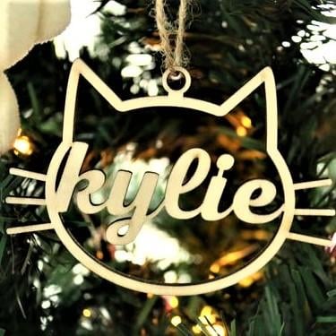SANK®PERSONALIZED DOG/CAT PAW CHRISTMAS ORNAMENT
