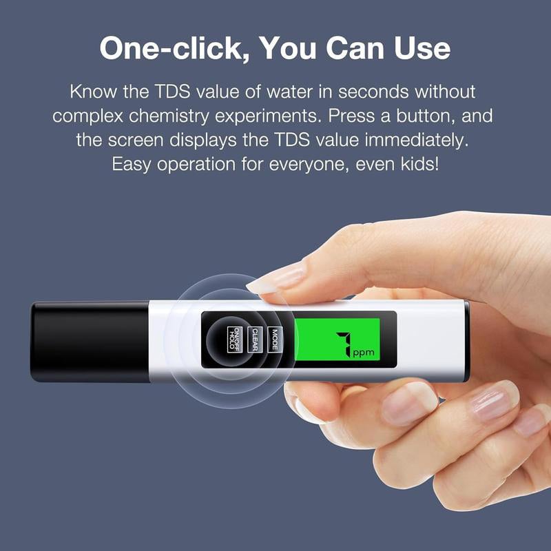 Nuevo medidor digital de TDS 4 en 1 para agua