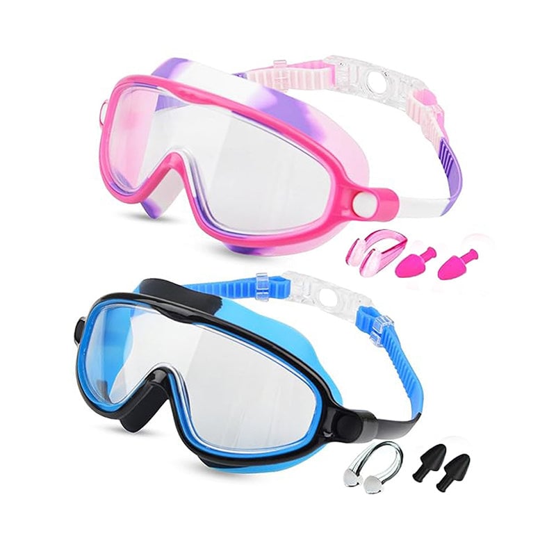 High Definition Waterproof Anti-fog Large Frame Swimming Goggles【Set Of 2 PCS】