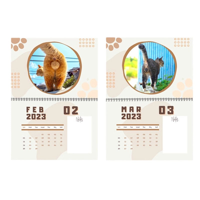 2023 Cats Buttholes-calendar