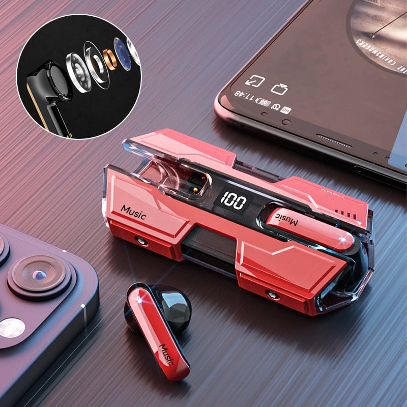 Semi-in-ear Design Wireless Headset