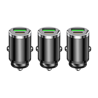 Metal Pull-Ring Invisible Fast Car Charger