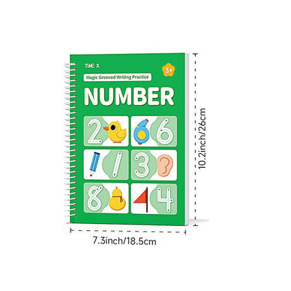 Reusable Grooved Handwriting Workbook