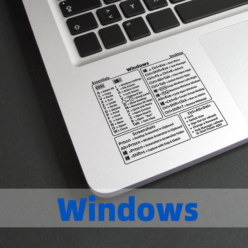 Keyboard Shortcut Stickers （3 pcs）