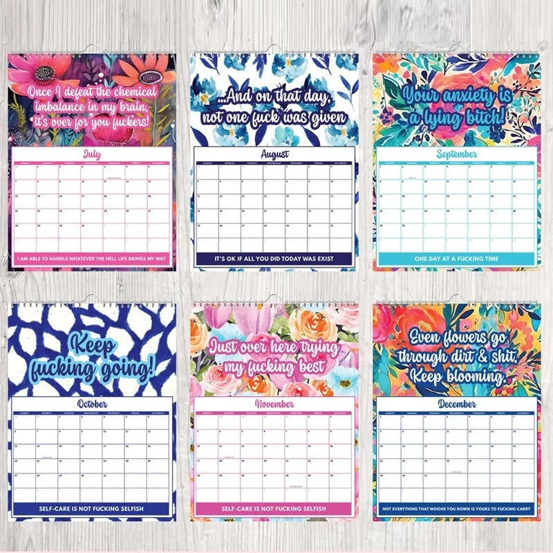 2024 Funny Mental Health Calendar