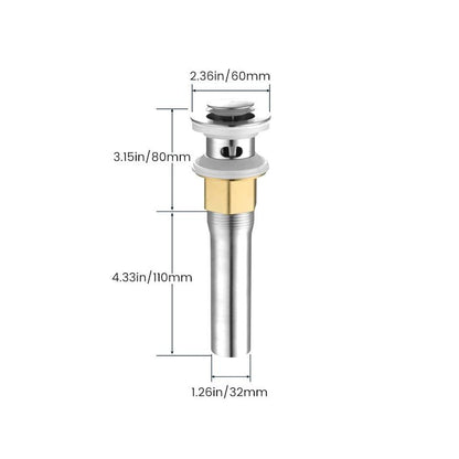 New Universal wash basin bounce drain filter