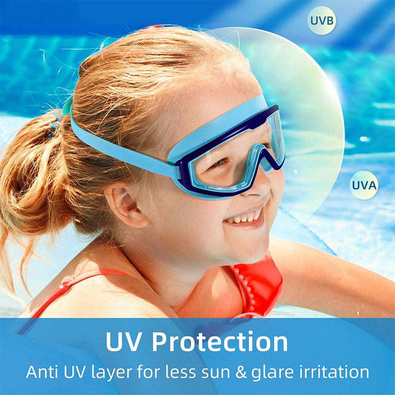 High Definition Waterproof Anti-fog Large Frame Swimming Goggles【Set Of 2 PCS】