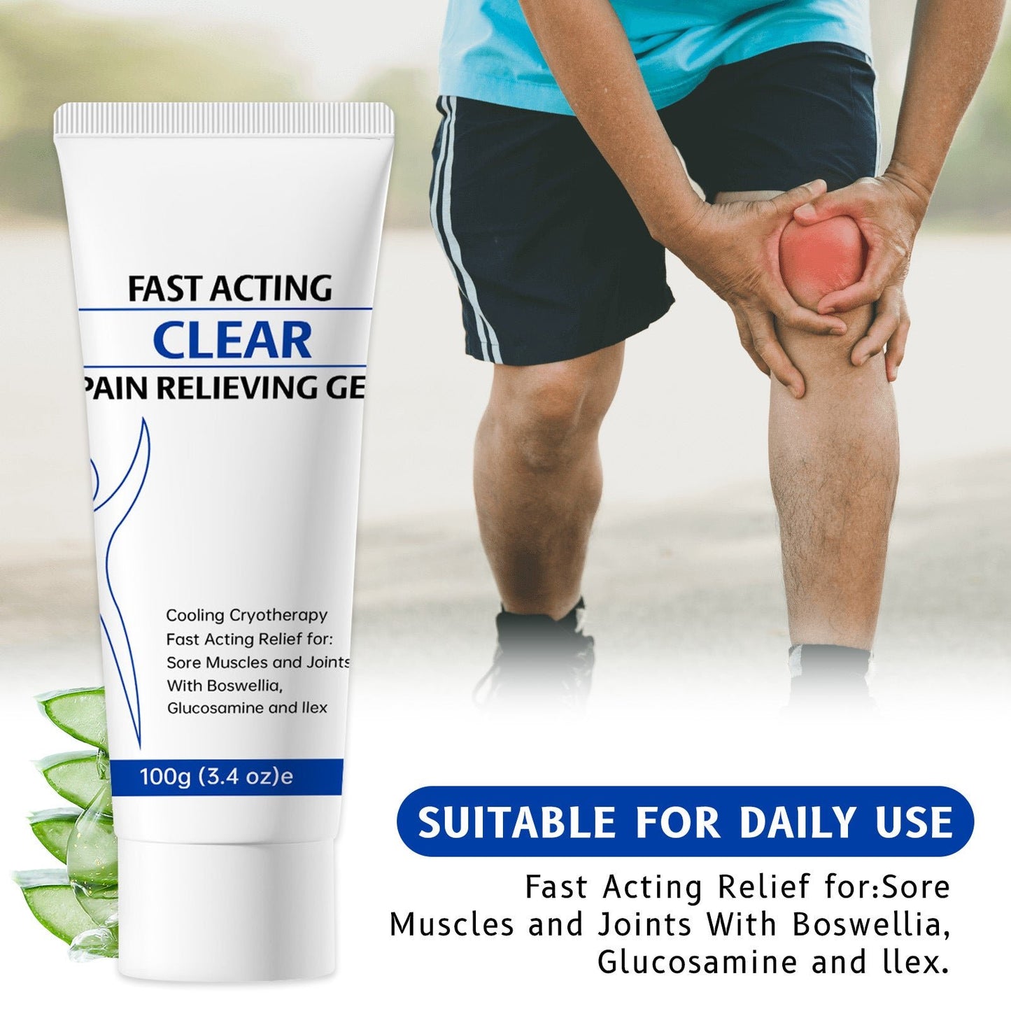 Gel refrescante calmante