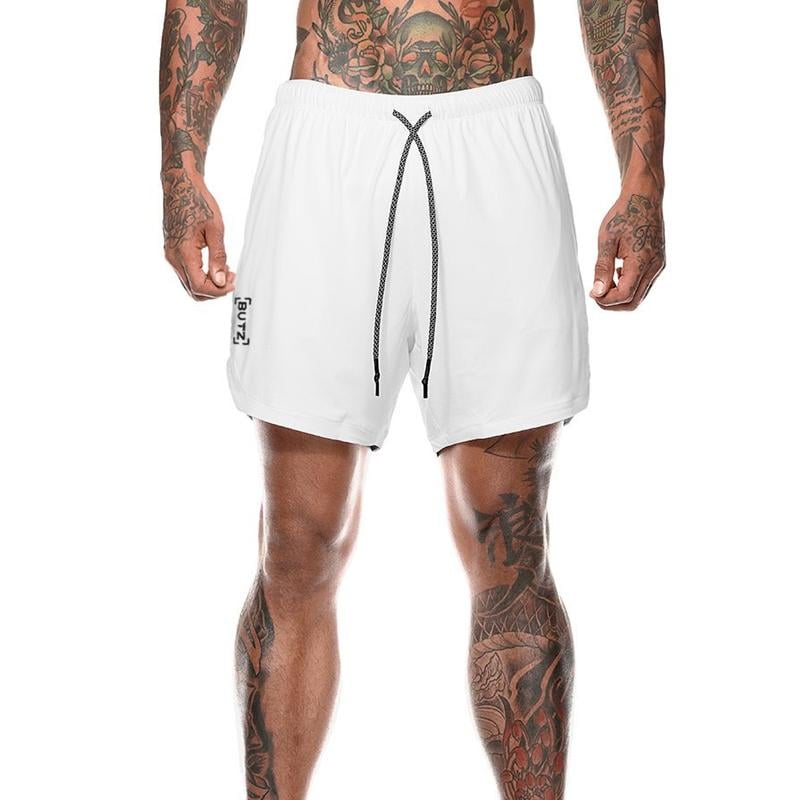 2 in 1 Secure Pocket Fitness Shorts