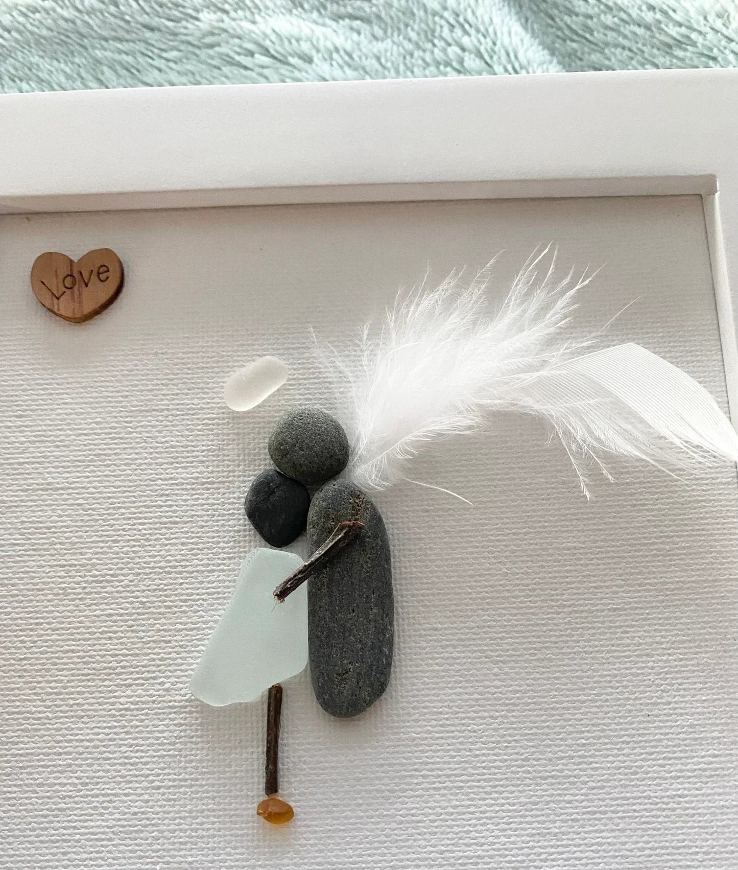 Memorial Gift Sorry for your loss Gift Sea Glass Art Sympathy Gift