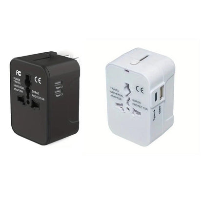 Universal Travel Adapter with Dual USB Ports