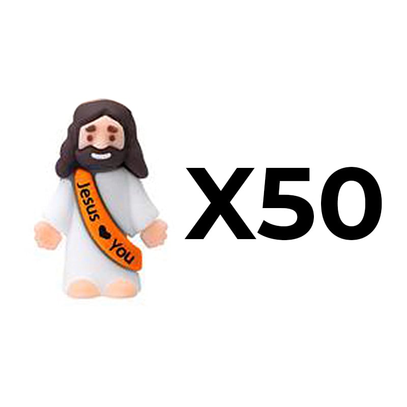 Mini Jesus Figurines -Dark Skin