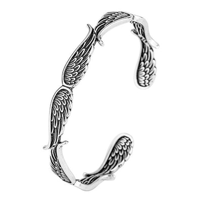 Angel Wings Vintage Style Sterling Bracelet