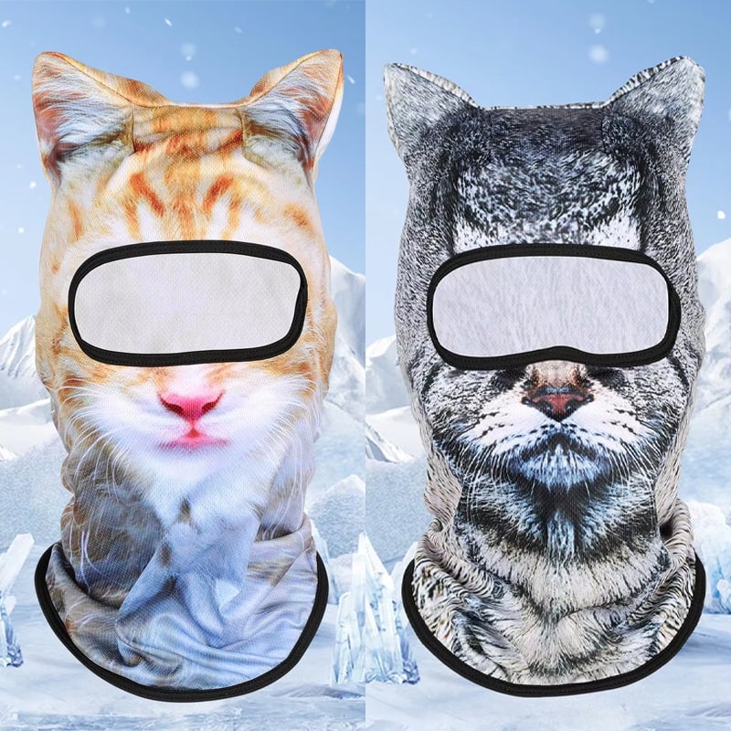 Sunscreen Outdoor 3D Cat Pattern Face Mask