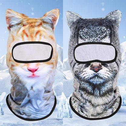 Sunscreen Outdoor 3D Cat Pattern Face Mask