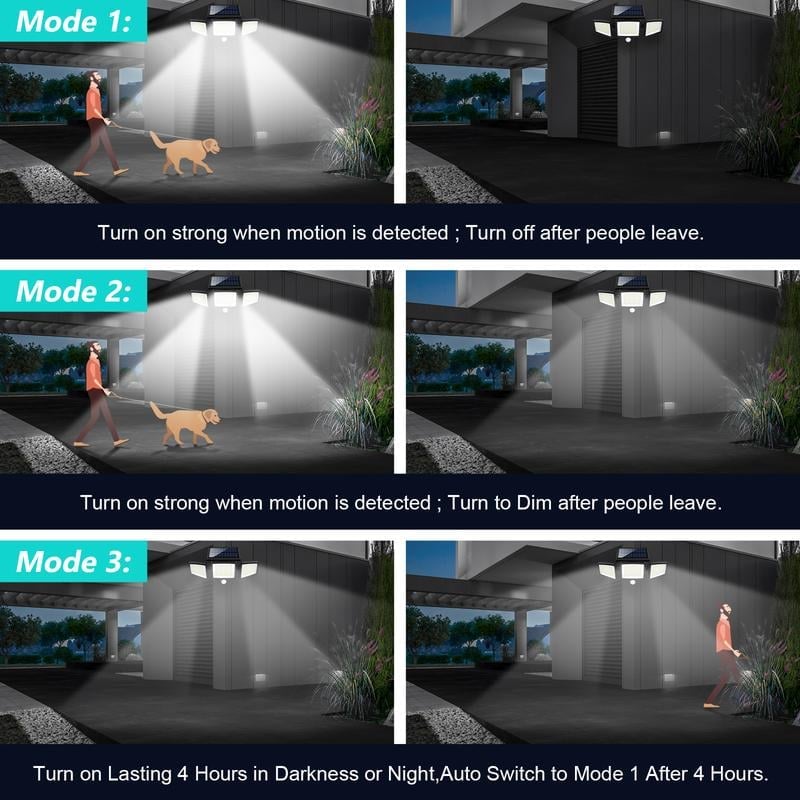 Sakerplus Solar Outdoor Lights