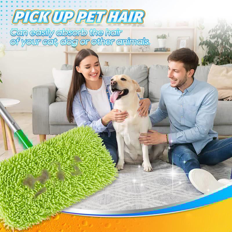 Chenille Mop Refill Pads for Home Use – Replacement Mop Heads for Floor Cleaning