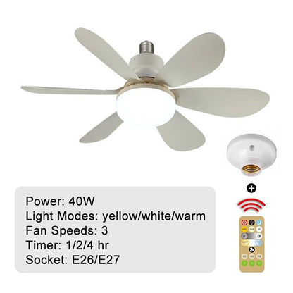 Ceiling Fan with LED Light