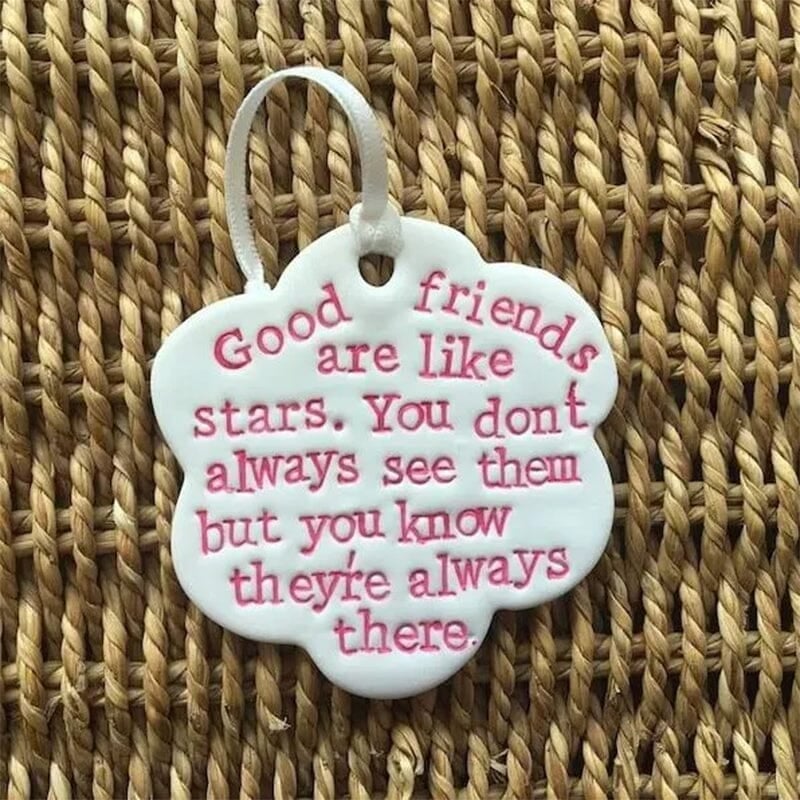 🌸Clay Flower Friendship Ornaments-Best Christmas Gift🌸