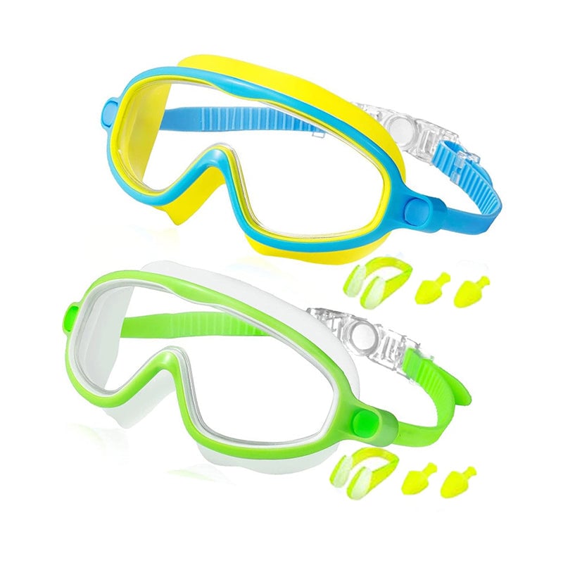 High Definition Waterproof Anti-fog Large Frame Swimming Goggles【Set Of 2 PCS】