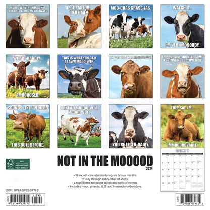 😂2024 Funny Animal Calendar | Inspired farm humor