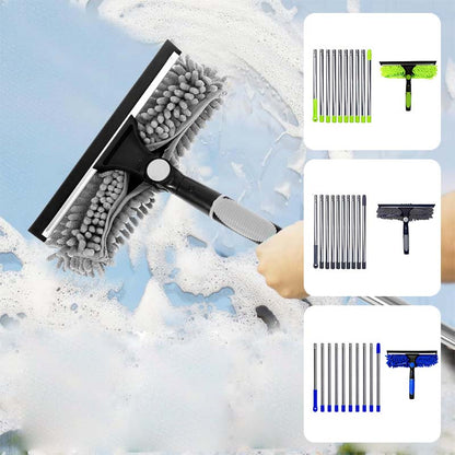 425 cm 2 in 1 Retractable Window Cleaning Brush & Scraper Set