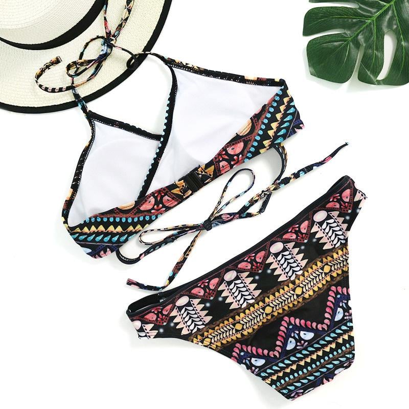 String Strappy Swim Wear Badeanzug
