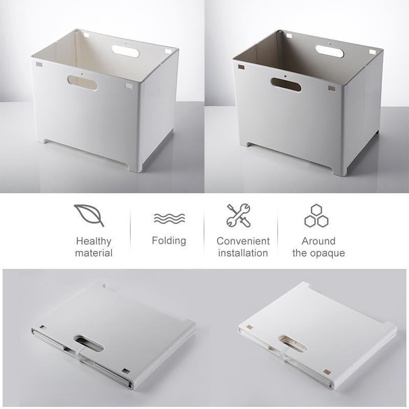 Punch-Free Folding Storage Basket
