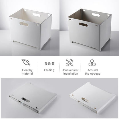 Punch-Free Folding Storage Basket