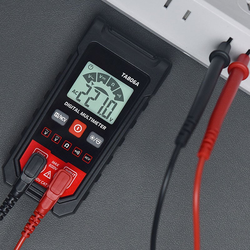 Compact Digital Multimeter Tester With Auto Recognition