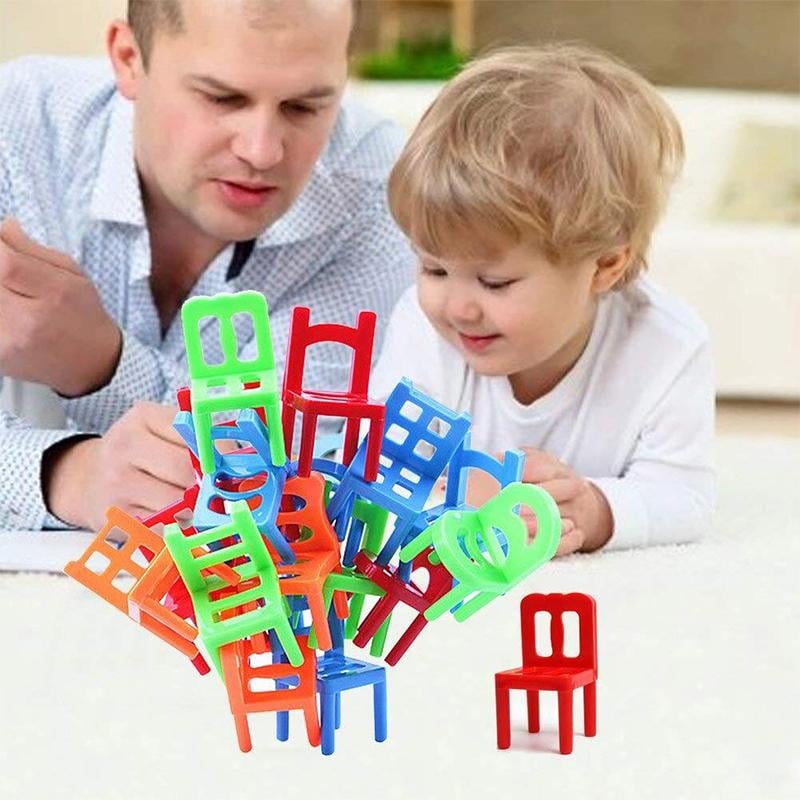 🪑Christmas Hot Sale-Chairs Stacking Tower Balancing Game🔥