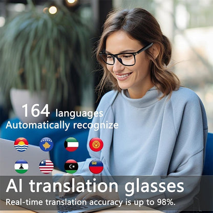 Sakerplus® AI Smart Translation Glasses