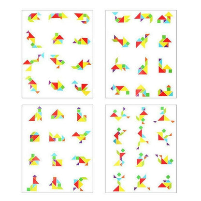 Magnetic Tangram Blocks Puzzle Game