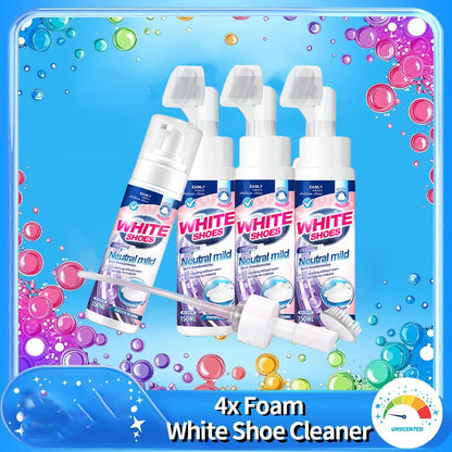 🤍Foam No-Rinse Cleaner — Instantly Brightens & Whitens Shoes