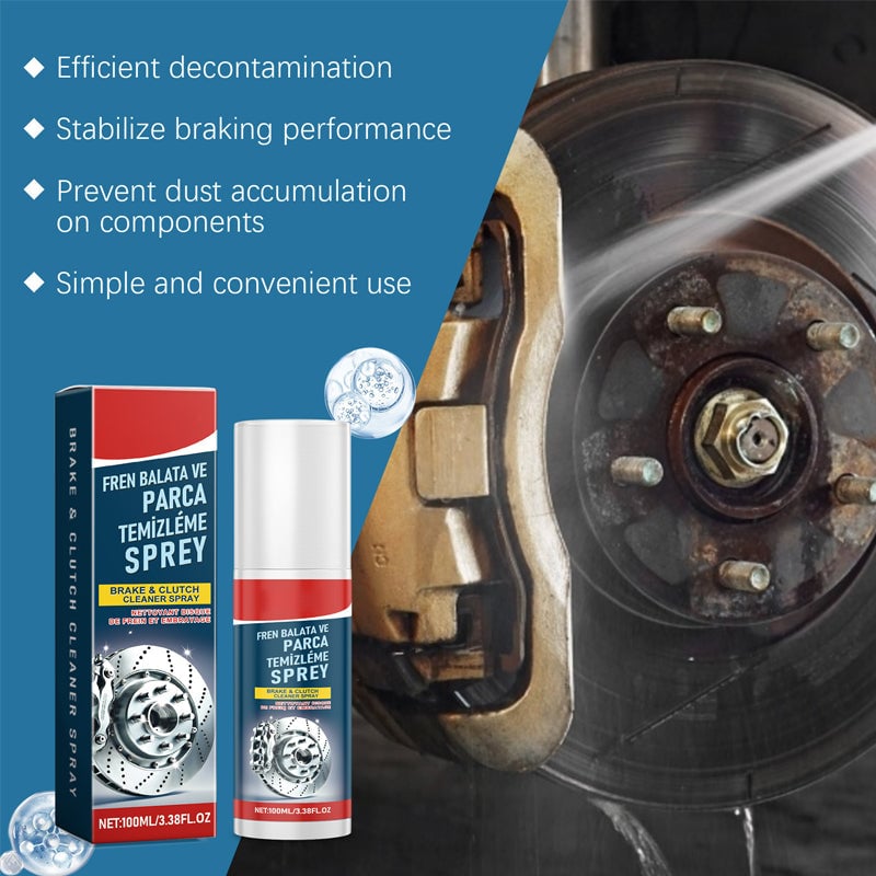 Brake disc cleaner with rust remover & polish