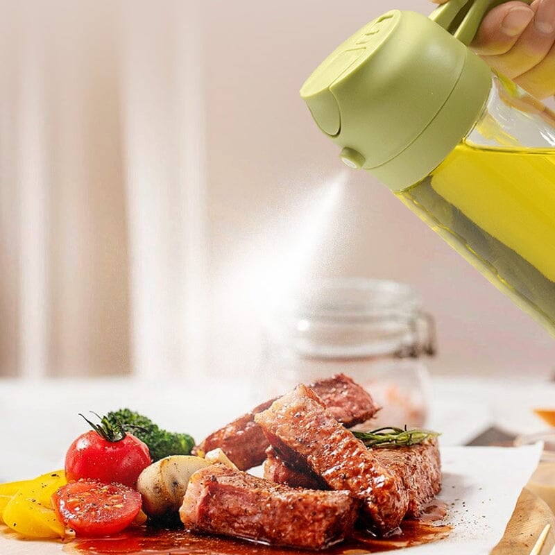 🔥2-in-1 Glass Oil Sprayer and Dispenser