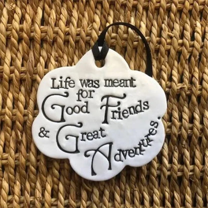 🌸Clay Flower Friendship Ornaments-Best Christmas Gift🌸