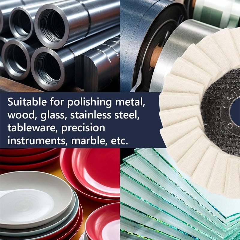 Wool Felt Flap Polishing Disc