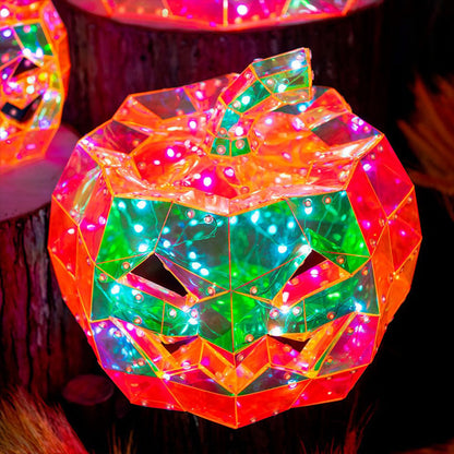 Halloween Prismatic Multicolor Jack-O'-Lantern LED Light