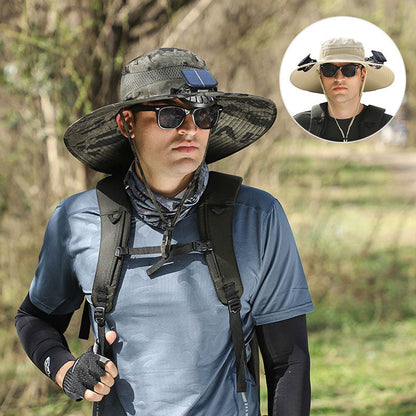 Solar Fan Outdoor Fishing Hat