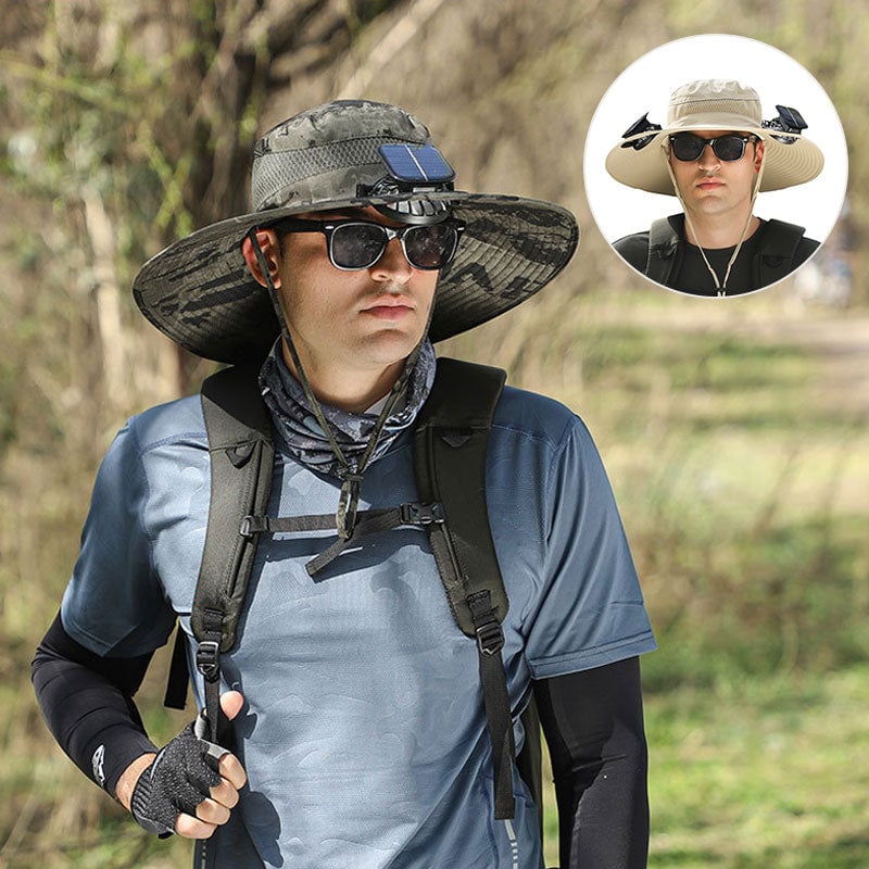 Solar Fan Outdoor Fishing Hat