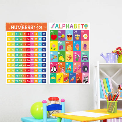 Colorful Educational Posters（16PCS/SET ）