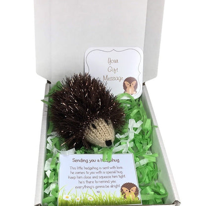 Mini Knitted Hedgehog Decoration