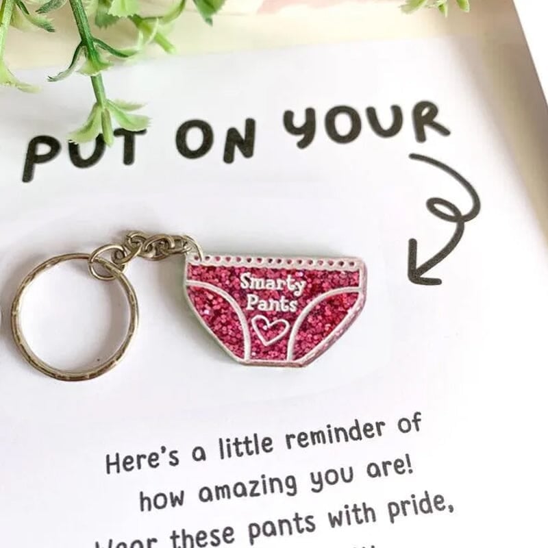 💖Positive Pants Keychain Gifts🎁