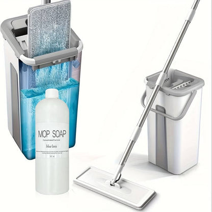 Sakerplus Mop and Bucket with Wringer Set