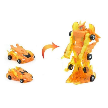 Magnetic Collision Deformation Car Toy