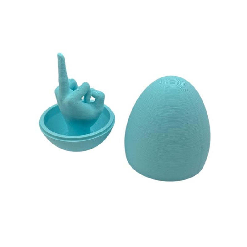 Easter Egg Surprise-Funny 3D Printed Middle Finger Egg